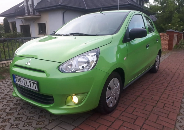 Mitsubishi Space Star cena 11300 przebieg: 88700, rok produkcji 2013 z Kalisz małe 562